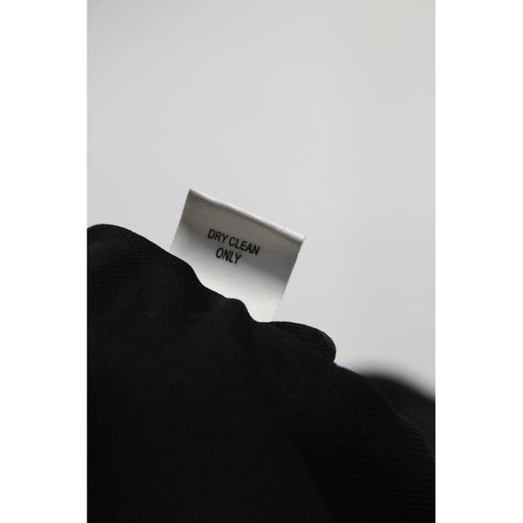 Kay Unger Womens Back Zip Half Sleeve V Neck Sheath Dress Black Size 6 - Picture 7 of 7